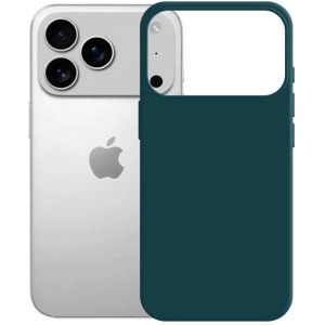 Silicone case for Apple iPhone 17 Pro - 3mk HARDY® Mellow Case™ Dark Green