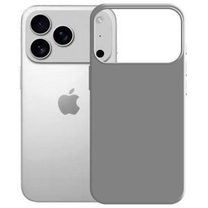 Silicone case for Apple iPhone 17 Pro - 3mk HARDY® Mellow Case™ Gray