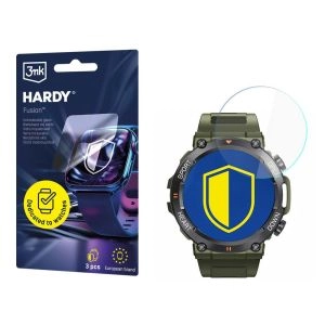Hybrid glass for smartwatch Rubicon RNCE95 - 3mk HARDY® Fusion Watch Protection™