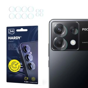 Camera lens protector for Poco X6 5G - 3mk HARDY® Fusion Lens Protection™