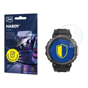 Hybrid glass for smartwatch Amazfit T-Rex 2 - 3mk HARDY® Fusion Watch Protection™