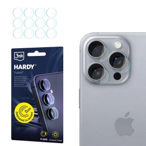 Camera lens protector for Apple iPhone 16 Pro - 3mk HARDY® Fusion Lens Protection™
