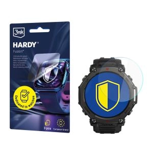 Hybrid glass for smartwatch Amazfit T-Rex 3 Pro 48mm - 3mk HARDY® Fusion Watch Protection™