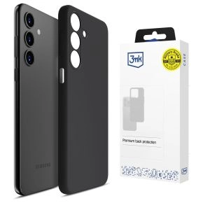 Silicone case for Samsung Galaxy A25 5G - 3mk HARDY® Mellow Case™ Black