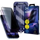 2x Privacy Tempered Glass with Applicator for Apple iPhone 16 Pro/ 17 - 3mk HARDY® Privzone 9H™