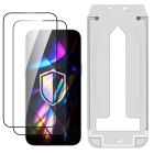 2x Tempered glass screen protector with applicator for Apple iPhone 14 Pro Max - 3mk Hardy Hardura 9H