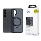Case for Samsung Galaxy S25 - 3mk Smoke Case Mag&Stand