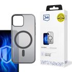 Case for Apple iPhone 14 - 3mk Frosty MagCase Black