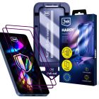 2x Tempered glass screen protector with applicator for Samsung Galaxy S24 Ultra - 3mk Hardy Hardura 9H