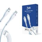 Cable USB-C to Lightning 20W 3A - 3mk Hyper Silicone Cable White