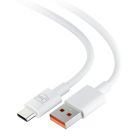 USB-A to C Cable 60W 3A 1.2m - 3mk Hyper Cable White