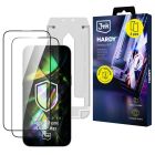 2x Tempered glass screen protector with applicator for Apple iPhone 14 Pro Max - 3mk Hardy Hardura 9H