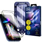 2x Tempered glass screen protector with applicator for Samsung Galaxy S24/S25 - 3mk Hardy Hardura 9H