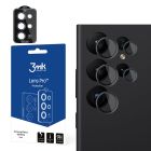 Tempered Glass for Camera Lens for Samsung Galaxy S24 Ultra - 3mk Lens Protection Pro Black