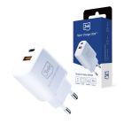 Mains charger 20W - 3mk Hyper Charger White