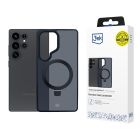 Case for Samsung Galaxy S25 Ultra - 3mk Smoke Case Mag&Stand