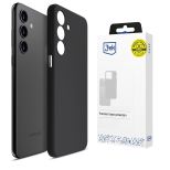 Silicone case for Samsung Galaxy A25 5G - 3mk HARDY® Mellow Case™ Black