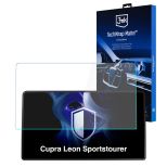 Matte screen protector for the navigation display for Cupra Leon Sportstourer 2024- – 3mk TechWrap Matte™ Center Display