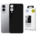 Case for Samsung Galaxy S25 Edge - 3mk Hardy MagSilicone Black