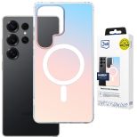 Holographic MagSafe case for Samsung Galaxy S23 Ultra - 3mk HARDY® PrisMag Case™
