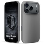 Silicone case for Apple iPhone 17 Pro - 3mk HARDY® Mellow Case™ Gray