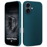 Silicone case for Apple iPhone 17 - 3mk HARDY® Mellow Case™ Green