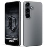 Silicone case for Samsung Galaxy S24 FE - 3mk HARDY® Mellow Case™ Gray