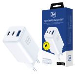 USB-C USB-A wall charger 3mk Hyper GaN PD Charger 65W™