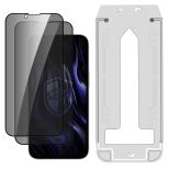 2x Privacy Tempered Glass with Applicator for Apple iPhone 13 Pro Max/14 Plus - 3mk HARDY® Privzone 9H™