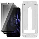 2x Privacy Tempered Glass with Applicator for Samsung Galaxy A26 5G - 3mk HARDY® Privzone 9H™