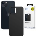 Silicone case with MagSafe for Apple iPhone 15 Plus - 3mk HARDY® Mellow MagCase™ Black