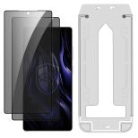 2x Privacy Tempered Glass with Applicator for Samsung Galaxy S25 Ultra - 3mk HARDY® Privzone 9H™