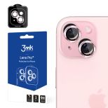 Tempered glass for the camera lens for Apple iPhone 15 - 3mk Lens Protection Pro Pink