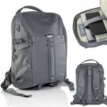 16" laptop backpack 3mk HARDY® 360™ Grey with 360° AST™ protection – business, travel, clamshell