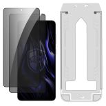 2x Privacy Tempered Glass with Applicator for Samsung Galaxy S25 Edge - 3mk HARDY® Privzone 9H™