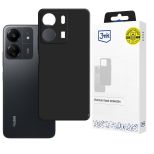 Silicone case for Poco C65 - 3mk HARDY® Mellow Case™ Black