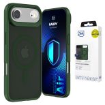 Smoked MagSafe case for Apple iPhone Air – 3mk HARDY® Hazy MagCase™ Green