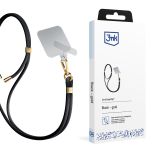 3mk EasyClip smartphone strap Black (gold)