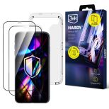 2x Tempered glass screen protector with applicator for Apple iPhone 11 Pro Max - 3mk Hardy Hardura 9H
