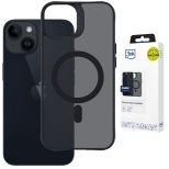 Smoked MagSafe case for Apple iPhone 13/14 – 3mk HARDY® Hazy MagCase™ Black
