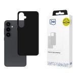 Silicone case for Samsung Galaxy S25 - 3mk HARDY® Mellow Case™ Black