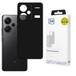 Silicone case for Redmi Note 13 Pro+ - 3mk HARDY® Mellow Case™ Black