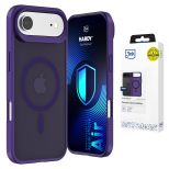 Smoked MagSafe case for Apple iPhone Air – 3mk HARDY® Hazy MagCase™ Purple
