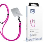3mk EasyClip smartphone strap Pink (black)