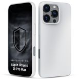Silicone case with MagSafe for Apple iPhone 16 Pro Max - 3mk HARDY® Mellow MagCase™ White