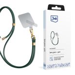 3mk EasyClip smartphone strap Dark Green (gold)
