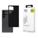 Silicone case for Samsung Galaxy S25 Ultra - 3mk HARDY® Mellow Case™ Black