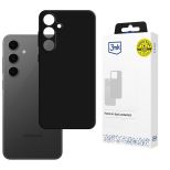 Silicone case for Samsung Galaxy S24 FE - 3mk HARDY® Mellow Case™ Black