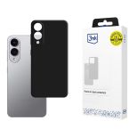 Silicone case for Samsung Galaxy S25 Edge - 3mk HARDY® Mellow Case™ Black