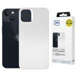 Case for Apple iPhone 15 - 3mk Hardy MagSilicone Silver-White